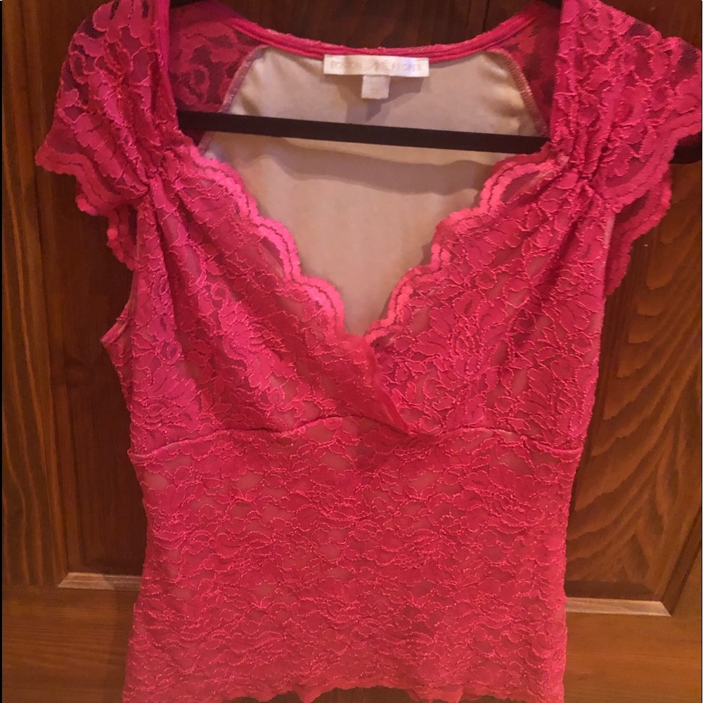 Boston Proper Lace Top